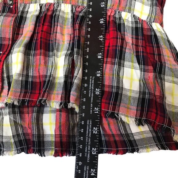 SPLENDID Women's Long Edgware Plaid Shirt Button Front Size Small‎ MSRP $128 - Picture 7 of 9